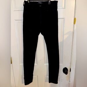 NEW WAX Jean skinny ripped denim black jeans size 16 whimsigoth womens y2k